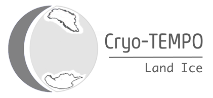 CryoTEMPO Land Ice logo